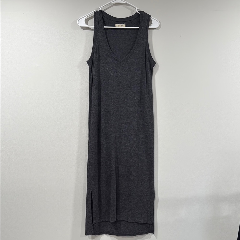 Madewell Gray Sleeveless Tee Shirt Dress Size XS EUC